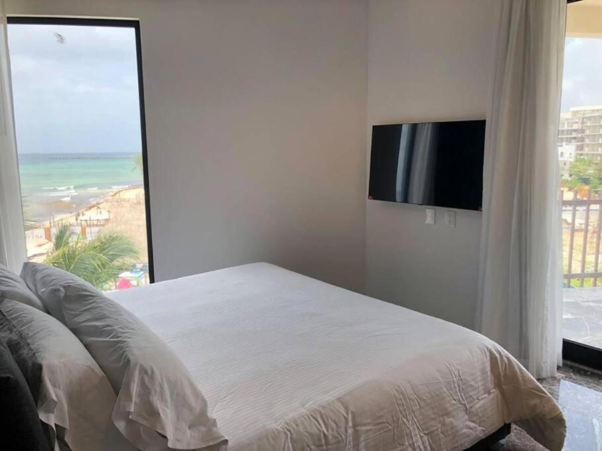 פלאייה דל כרמן Deluxe Aparment Whit Beach & Ocean View 8 Pax מראה חיצוני תמונה