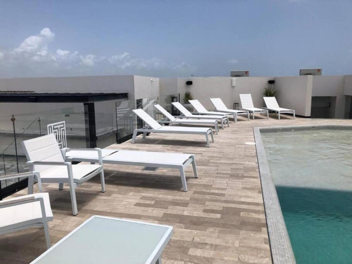 פלאייה דל כרמן Deluxe Aparment Whit Beach & Ocean View 8 Pax מראה חיצוני תמונה