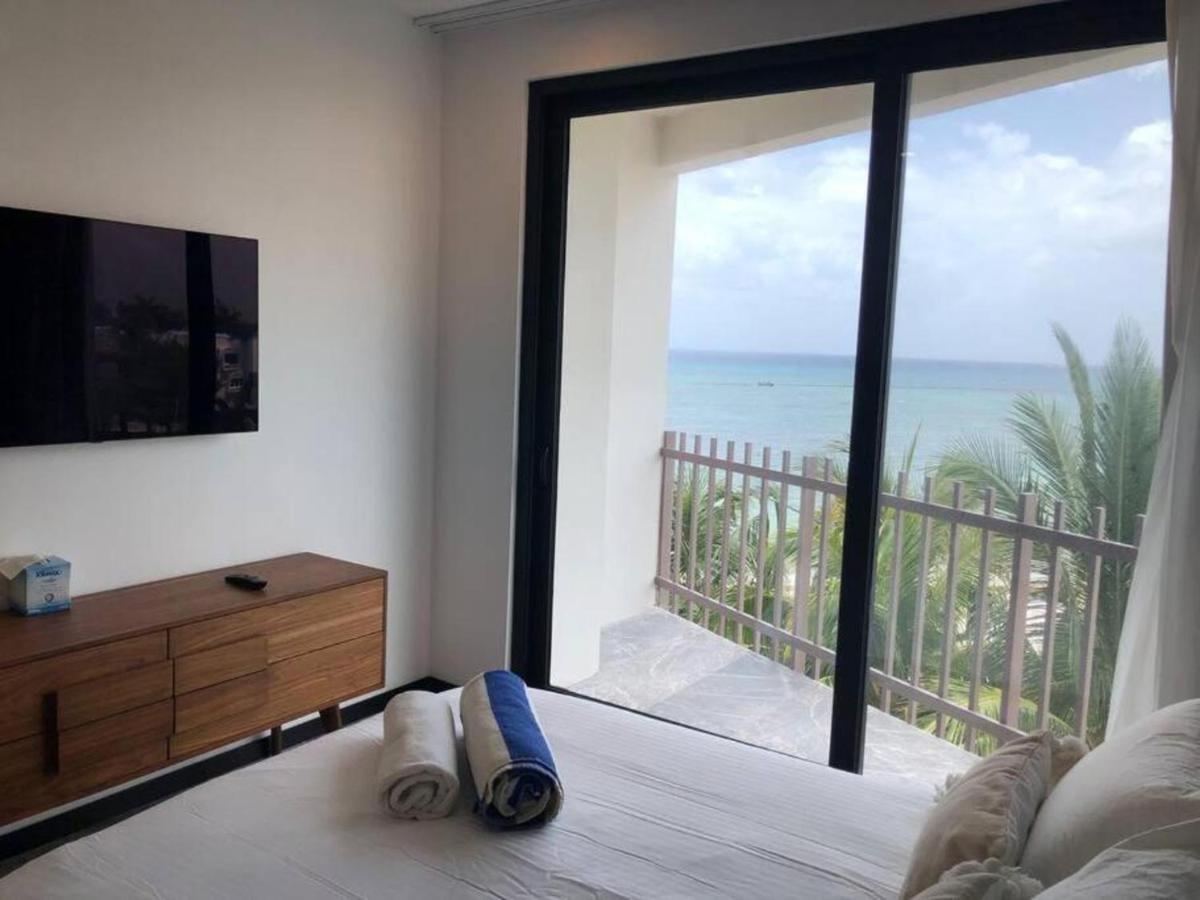 פלאייה דל כרמן Deluxe Aparment Whit Beach & Ocean View 8 Pax מראה חיצוני תמונה