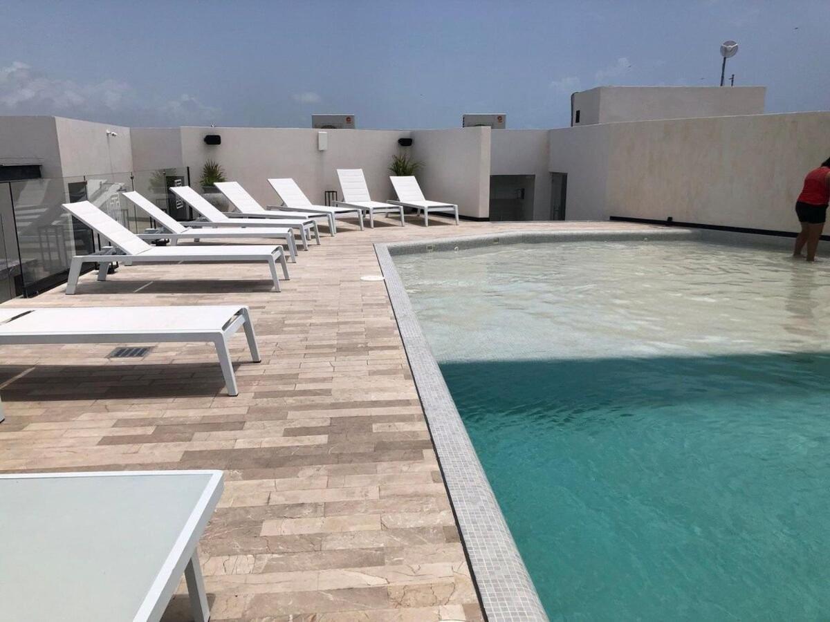פלאייה דל כרמן Deluxe Aparment Whit Beach & Ocean View 8 Pax מראה חיצוני תמונה